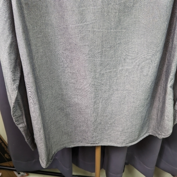 William Rast Men's Heathered Grey Button Down Sz XXL - Picture 8 of 11